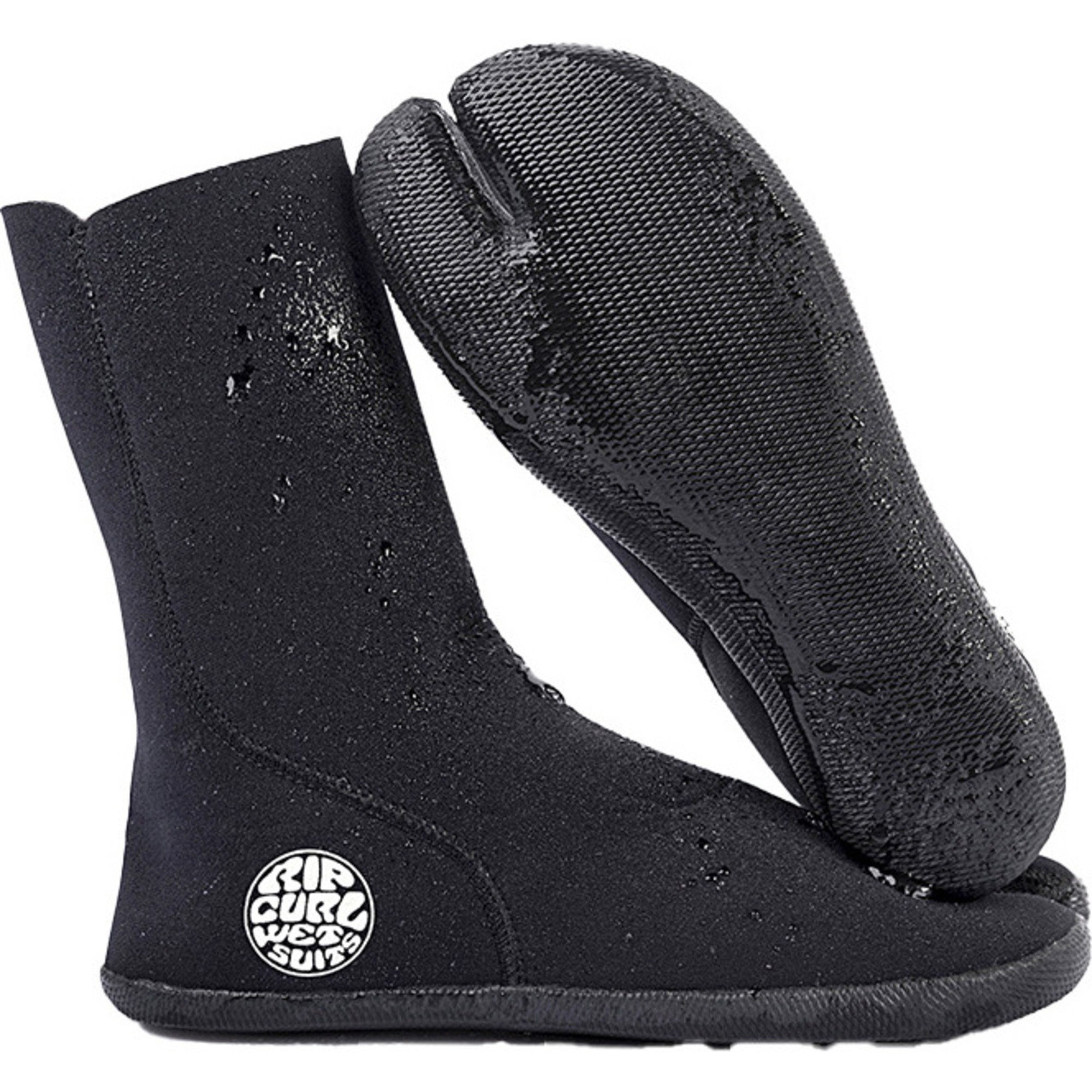 2024 Rip Curl Bullet 3mm Split Toe Boots Black WBO5AM Wetsuits
